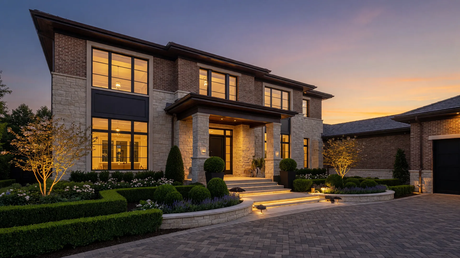 A stunning modern luxury estate home in the Atlanta suburbs